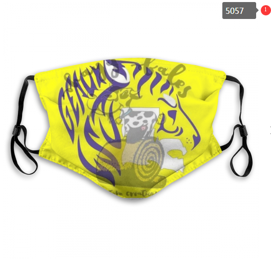 NCAA LSU Tigers #13 Dust mask with filter->ncaa dust mask->Sports Accessory